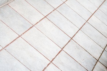 I cleaned my bathroom grout and removed stains in two minutes without  bleach - here's how