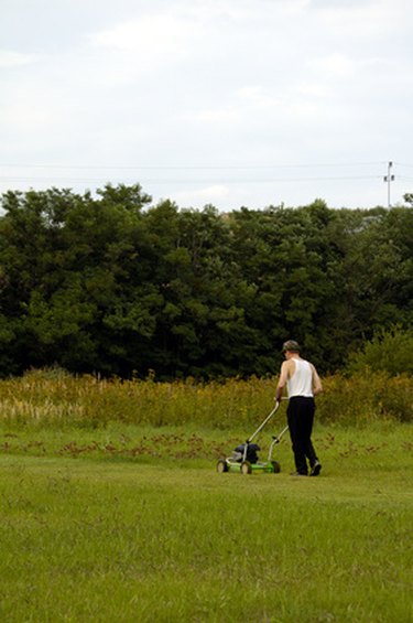 Why Do Push Mowers Have Bigger Wheels in the Back ehow