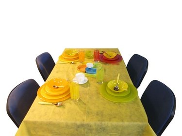 A Washable Elastic Tablecloth Will Save Your Table During Craft Time