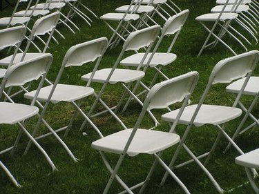 Plastic folding chair online covers