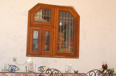 old house - Remove paint from stained glass windows - Home