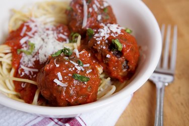 spaghetti and meatballs