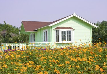 Small house in a garden
