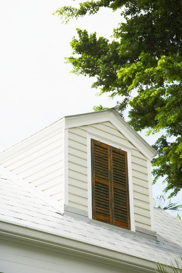 Dormer on exterior of house