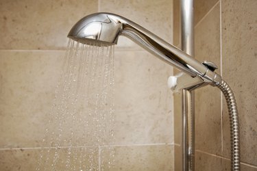 Shower head sprinkling water