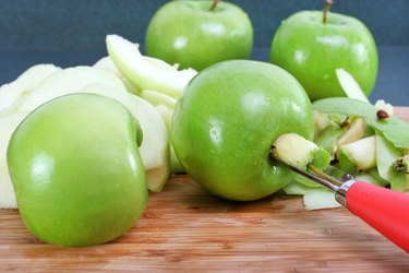 Preparing Apples for Pie