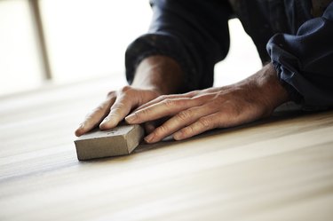 Carpenter at work