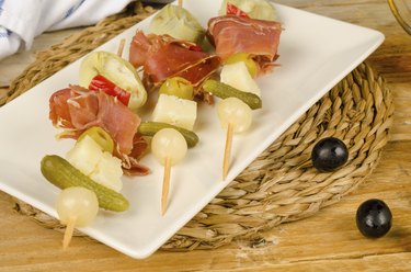 Serrano ham tapa