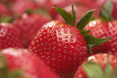 Strawberries, close-up