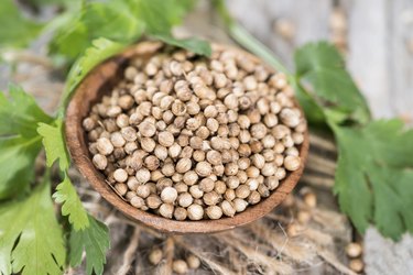 Bowl with Coriander Seeds