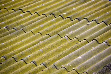 Corrugated metal surface