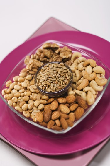Bowls of nuts