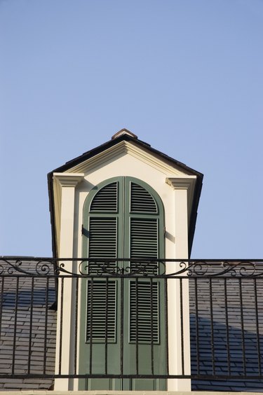 Dormer window, low angle view