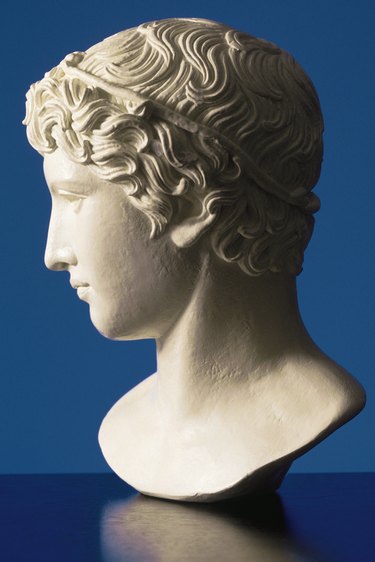 Profile of bust sculpture