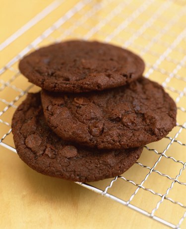 Double chocolate chip cookies