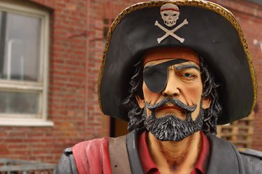 Sculpture of a pirate