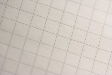 Close-up of graph paper