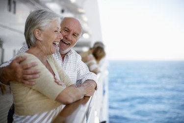 Loving Couple on Cruise Ship