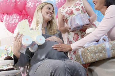 Friends Enjoying a Baby Shower