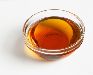 Bowl of golden syrup