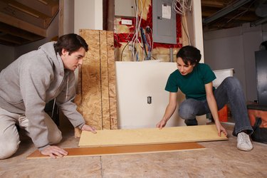 Couple with flooring