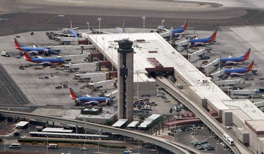 Aerial Views Of McCarran International Airport