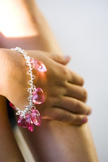 Girl with bracelet