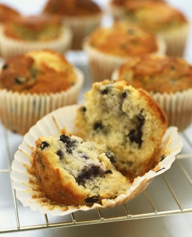 Blueberry muffins