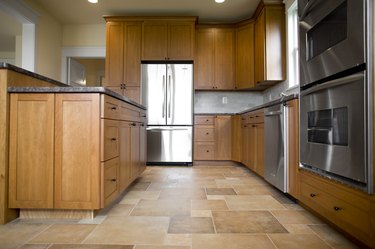 Kitchen in newly constructed house