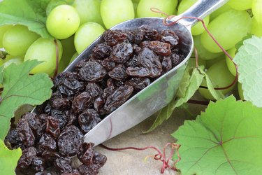 Raisins and Grapes