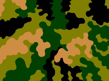 Camo Style - Black and Yellow Camouflage | Art Board Print