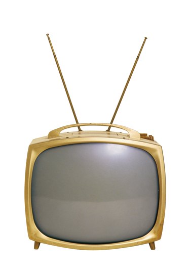 A old box tv