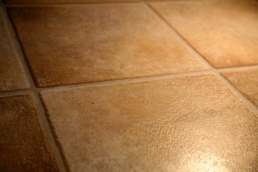 Pattern and texture of floor tiles