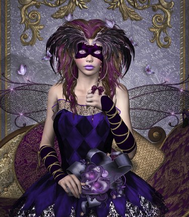 Purple harlequin