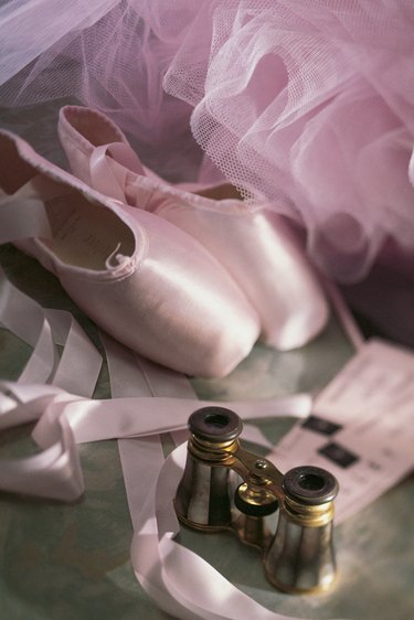 Ballet shoes and tutu