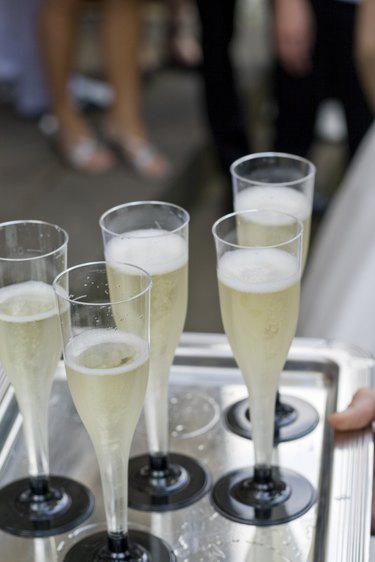 Celebrate Champagne Glasses Cardboard Stand-Up