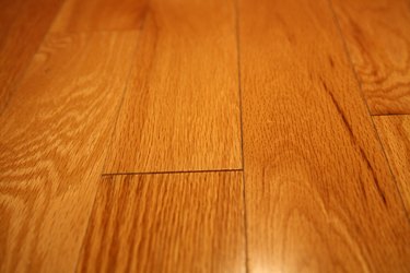 Detail of hardwood flooring