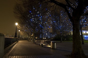 London South Bank at night