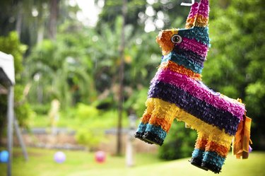 Colorful pinata donkey