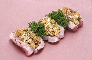 Stuffed pork tenderloins