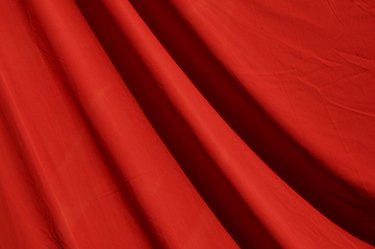 Red fabric texture