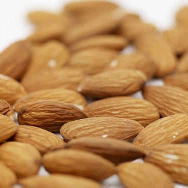 Close-up of almonds