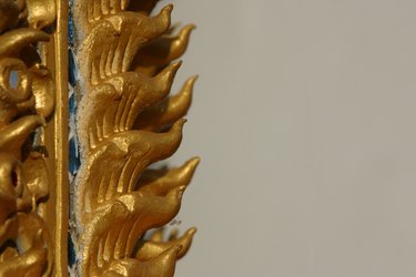Ornate gold carving