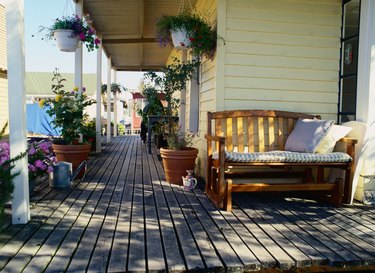 Deck of a Houseboat