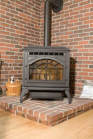 How to install a wood burning stove DIY step by step 