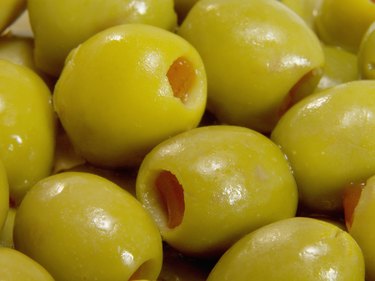 Spanish olives stuffed with pimento