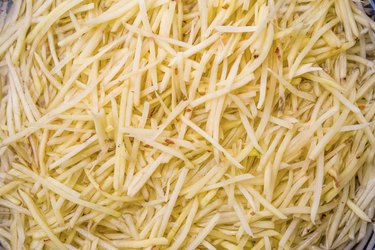 shredded potatoes