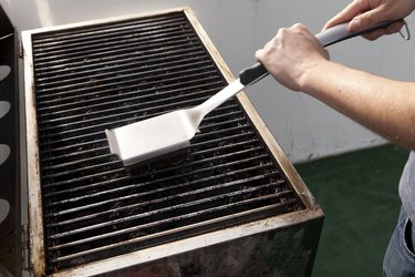 Cleaning the Grill