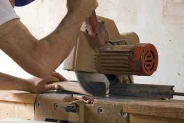 joiner at work in his shop