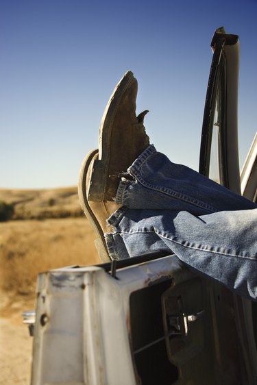 How to Cut the Side Seams of Jeans to Fit Boots